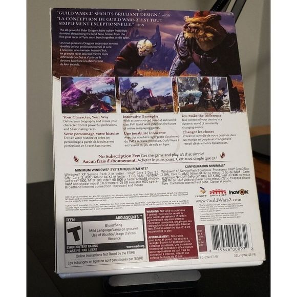 Guild Wars 2 PC CD-Rom Video Game 2012 - Picture 2 of 2